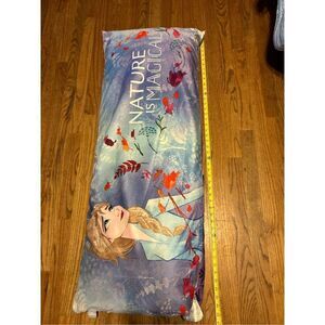 Disney Frozen 2 body pillow 47x17 double sided "Nature is magical" "In My Elemen